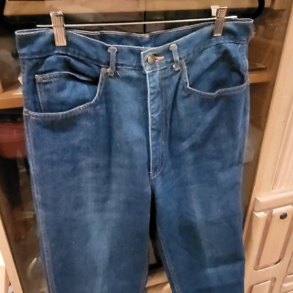 Vintage retro Sisons jeans size 34x33 - Picture 3 of 7